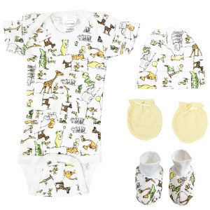 Unisex Newborn Baby 4 Pc  Sets Nc_0566