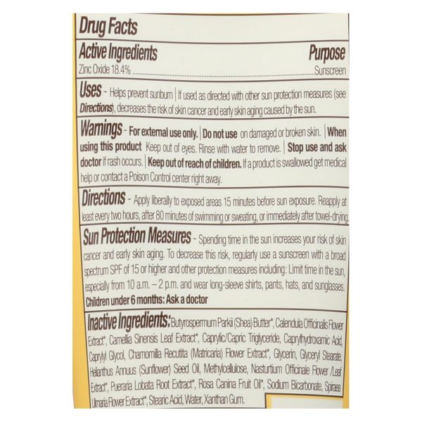 Babo Botanicals - Sunscreen - Clear Zinc Unscented SPF 30 - 3 oz - Image 2