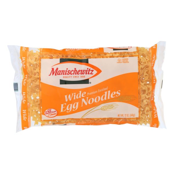 Manischewitz - Egg Noodles Broad - Case of 12 - 12 oz. - Image 3