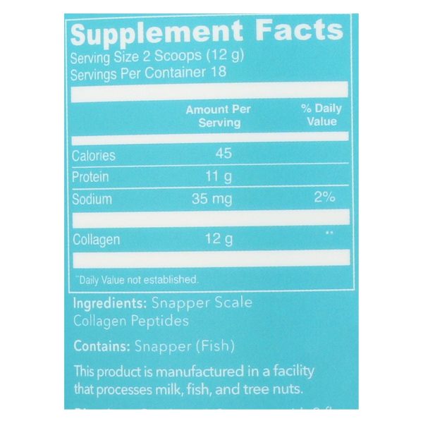 Vital Proteins Unflavored Wild-Caught Marine Collagen  - 1 Each - 7.8 OZ - Image 2