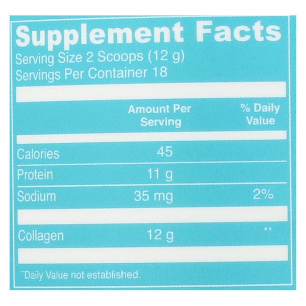Vital Proteins Unflavored Wild-Caught Marine Collagen  - 1 Each - 7.8 OZ - Image 3
