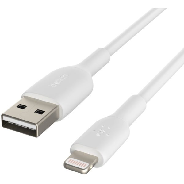 Belkin BoostCharge Lightning to USB-A Cable (15cm / 6in, White) - Image 5