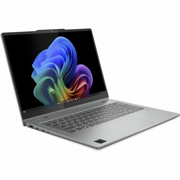 Lenovo IdeaPad 5 14Q8X9 83GH0000US 14" Touchscreen Convertible Copilot+ PC 2 in 1 Notebook - WUXGA - Qualcomm Snapdragon X Plus X1P-42-100 - 16 GB - 1 TB SSD - English Keyboard - Luna Gray - Image 10