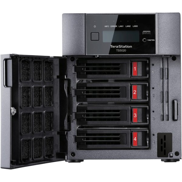 BUFFALO TeraStation 5420 4-Bay 40TB (2x20TB) Business Desktop NAS Storage Hard Drives Included - Image 2