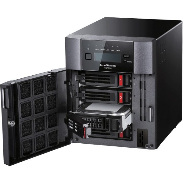BUFFALO TeraStation 5420 4-Bay 40TB (2x20TB) Business Desktop NAS Storage Hard Drives Included - Image 3