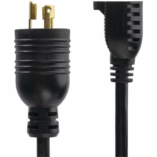StarTech.com 1ft (30cm) Heavy Duty Power Cord, Twist-Lock NEMA L5-15P to NEMA 5-15R, 15A 125V, 14AWG, UL Listed - Image 2