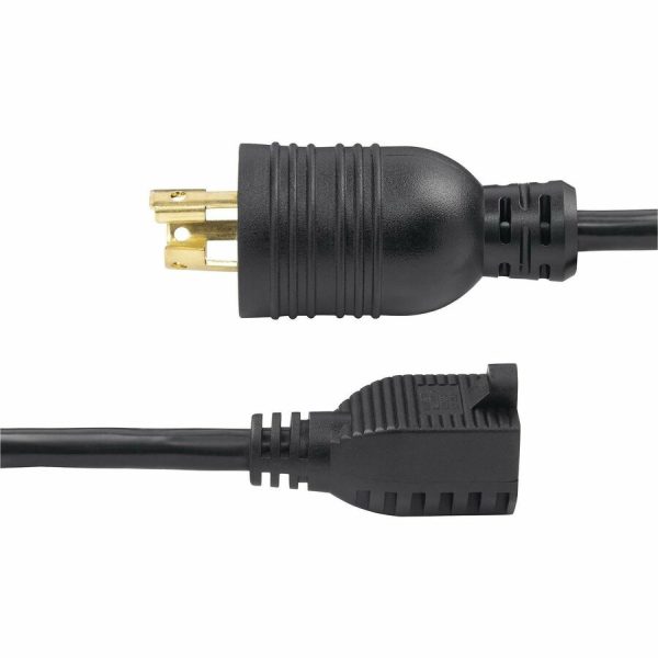 StarTech.com 1ft (30cm) Heavy Duty Power Cord, Twist-Lock NEMA L5-15P to NEMA 5-15R, 15A 125V, 14AWG, UL Listed - Image 3