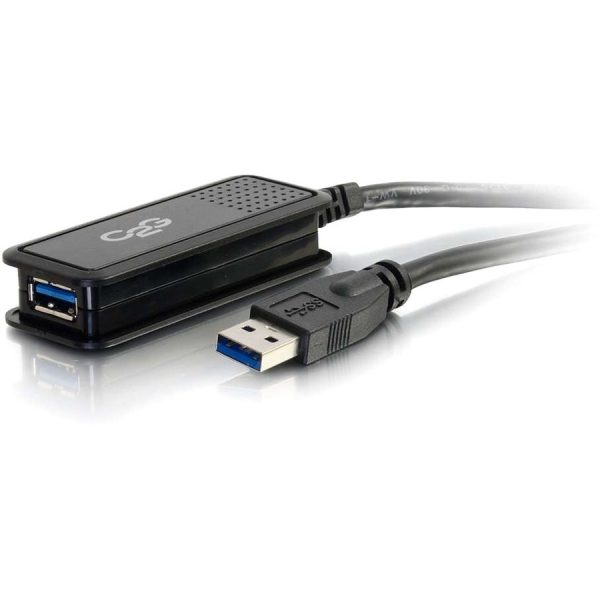 C2G 16.4ft (5m) USB 3.0 USB-A Male to USB-A Female Active Extension Cable - Image 2