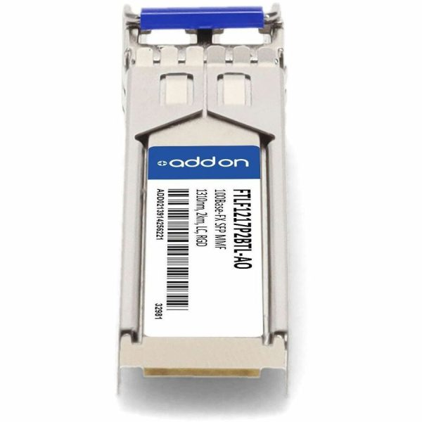 AddOn Finisar FTLF1217P2BTL Compatible TAA Compliant 100Base-FX SFP Transceiver (MMF, 1310nm, 2km, LC, DOM, Rugged) - Image 4