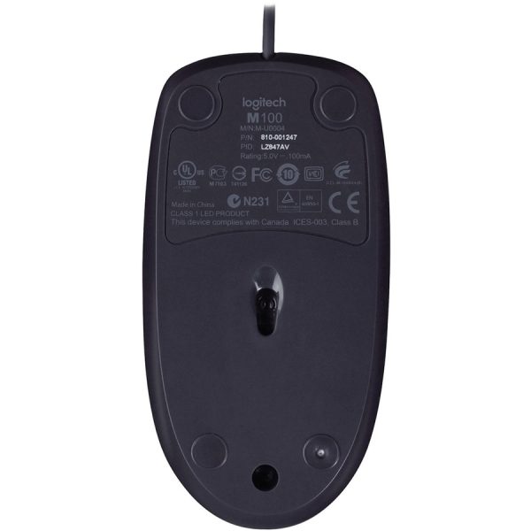 Logitech B100 Optical USB Mouse - Image 6