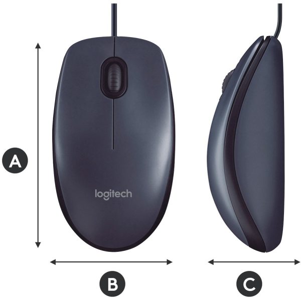 Logitech B100 Optical USB Mouse - Image 8