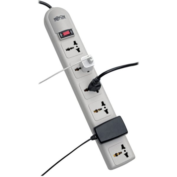 Eaton Tripp Lite Series Protect It! 230V 6-Universal Outlet Surge Protector, 1.8M Cord, British Plug, 750 Joules - Image 4