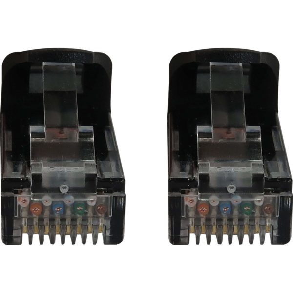 Eaton Tripp Lite Series Cat6a 10G Snagless Molded UTP Ethernet Cable (RJ45 M/M), PoE, Black, 50 ft. (15.2 m) - Image 2