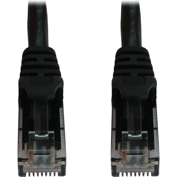Eaton Tripp Lite Series Cat6a 10G Snagless Molded UTP Ethernet Cable (RJ45 M/M), PoE, Black, 50 ft. (15.2 m) - Image 4