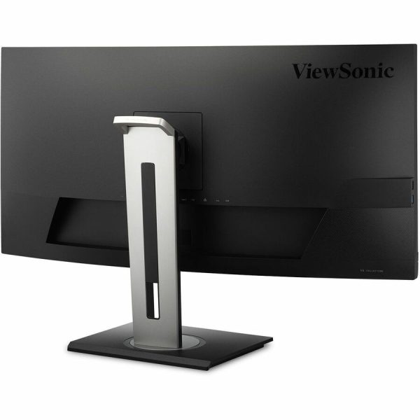 ViewSonic VG3456C 34 Inch 21:9 1440p Curved Monitor with Ergonomic Design, 100W USB C, Docking Built-In, Gigabit Ethernet RJ45 for Home and Office - Image 4