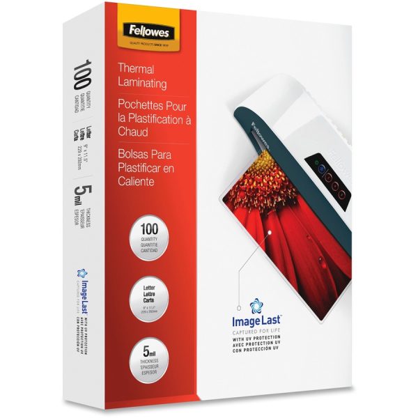 Fellowes Letter-Size Laminating Pouches - Image 12