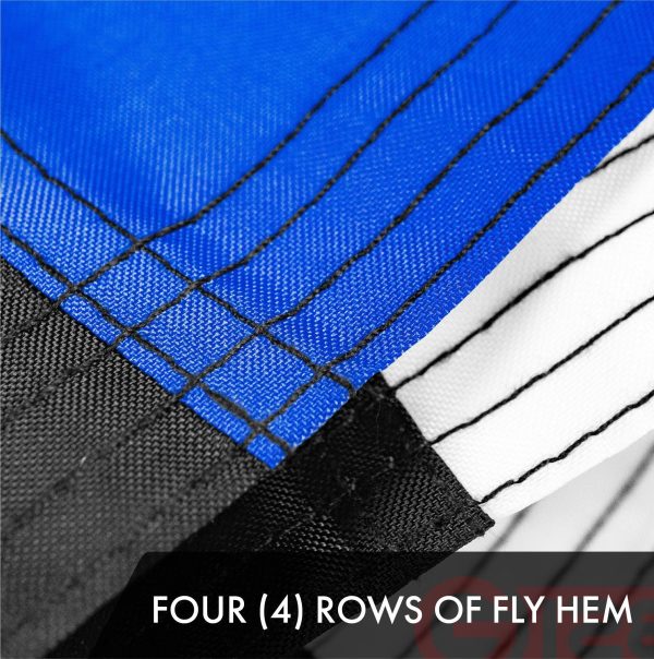 Thin Red & Thin Blue Line Flag 210D Embroidered Polyester 3x5 Ft - Image 5