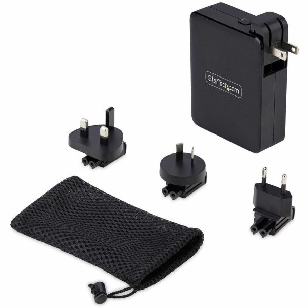 StarTech.com 140W USB-C Wall Charger, 3x USB-C/1x USB-A, PD 3.1 International GaN Power Adapter for MacBook Pro/Max/Dell XPS/Inspiron - Image 10