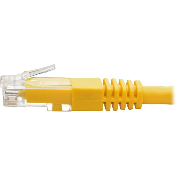 Eaton Tripp Lite Series Cat6 Gigabit Molded (UTP) Ethernet Cable (RJ45 M/M), PoE, Yellow, 3 ft. (0.91 m) - Image 4