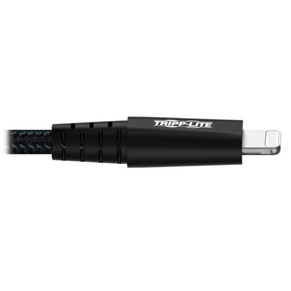 Eaton Tripp Lite Series Heavy-Duty USB-A to Lightning Sync/Charge Cable, UHMWPE and Aramid Fibers, MFi Certified - 1 ft. (0.31 m) - Image 5