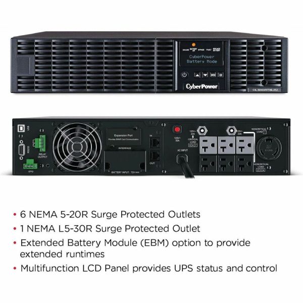 CyberPower OL3000RTXL2U Smart App Online UPS Systems - Image 2