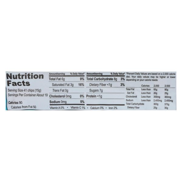 Equal Exchange Organic Chocolate Chips - Semi-Sweet - Case of 12 - 10 oz. - Image 2