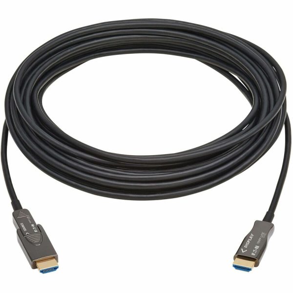 Eaton Tripp Lite series 8K HDMI Fiber Active Optical Cable (AOC) - 8K UHD @ 60 Hz, HDR, Detachable Connector, M/M, Black, 20 m (66 ft.) - Image 3