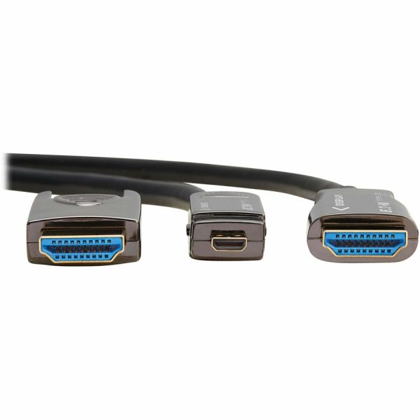 Eaton Tripp Lite series 8K HDMI Fiber Active Optical Cable (AOC) - 8K UHD @ 60 Hz, HDR, Detachable Connector, M/M, Black, 20 m (66 ft.) - Image 5