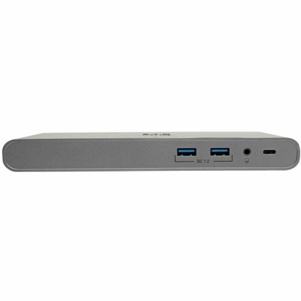 Eaton Tripp Lite Series USB-C Dock, Triple Display - 4K HDMI/DisplayPort, VGA, USB 3.x (5Gbps), USB-A/C Hub Ports, GbE, 100W PD Charging - Thunderbolt 3, Silver - Image 6