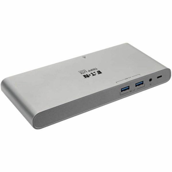 Eaton Tripp Lite Series USB-C Dock, Triple Display - 4K HDMI/DisplayPort, VGA, USB 3.x (5Gbps), USB-A/C Hub Ports, GbE, 100W PD Charging - Thunderbolt 3, Silver - Image 7