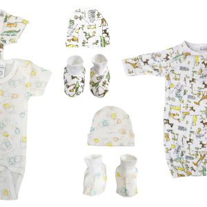 Unisex Newborn Baby 7 Pc  Sets Nc_0651