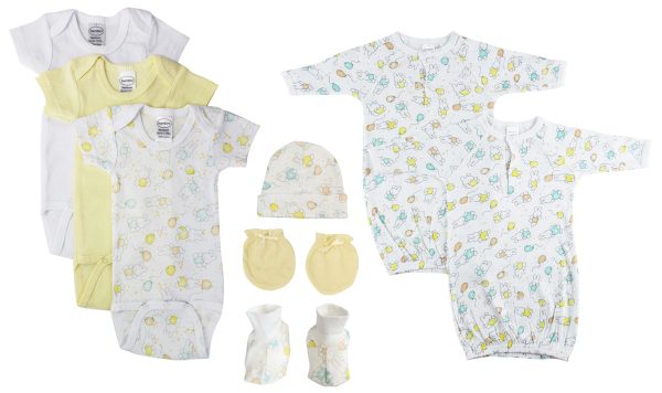 Unisex Newborn Baby 8 Pc  Sets Nc_0643