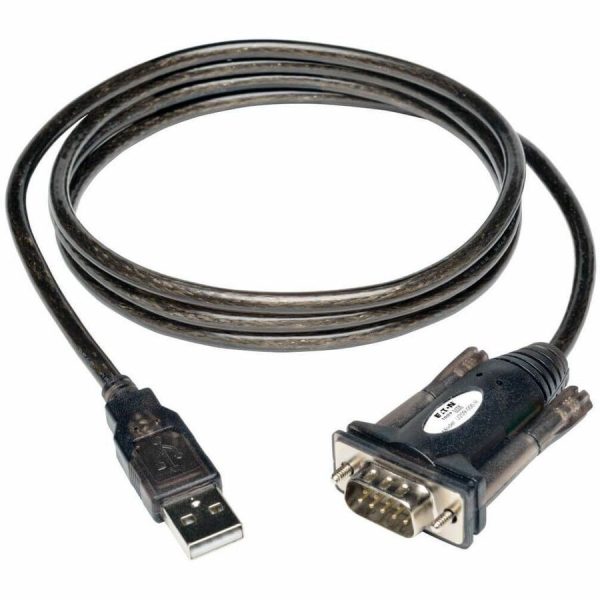 Eaton Tripp Lite Series USB-A to RS-232 (DB9) Serial Adapter Cable (M/M), 5 ft. (1.5 m) - Image 2