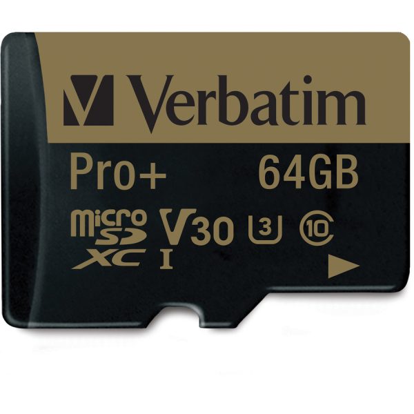 64GB Pro Plus 600X microSDHC Memory Card with Adapter, UHS-I V30 U3 Class 10 - Image 2