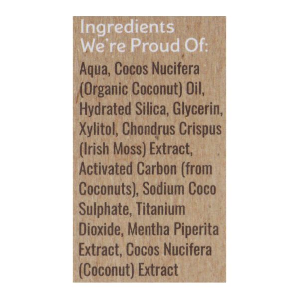 Dr. Ginger's - White Charcoal Toothpaste - 4 oz. - Image 2