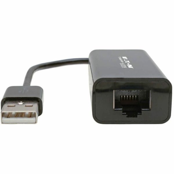 Eaton Tripp Lite Series USB 2.0 Ethernet NIC Adapter - 10/100 Mbps, RJ45, Black - Image 3