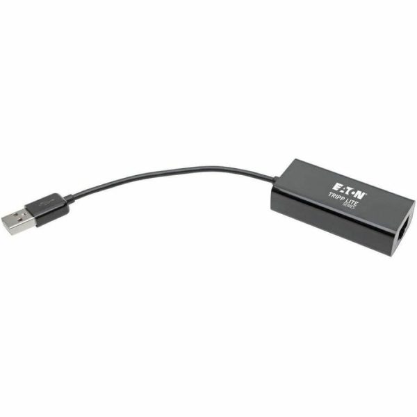Eaton Tripp Lite Series USB 2.0 Ethernet NIC Adapter - 10/100 Mbps, RJ45, Black - Image 4