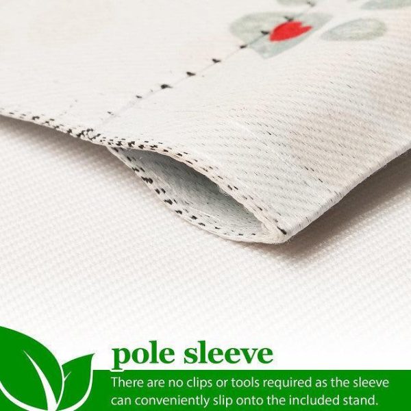 G128 Garden Flag & Stand You Make My Tail Wag Cute Dog | 4x8 Inch | Printed Blockout Polyester - Image 5