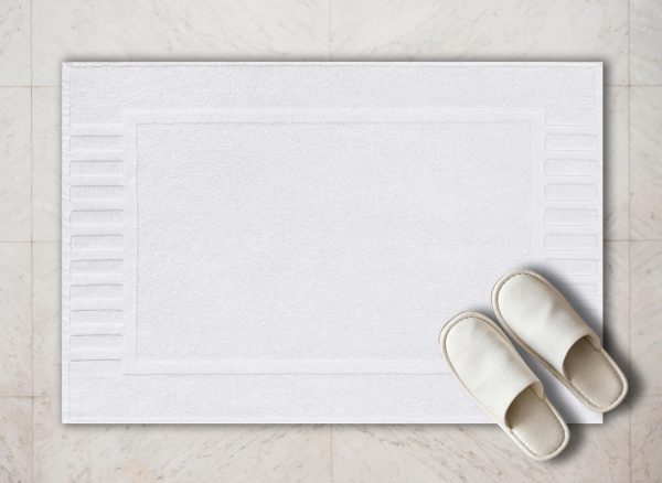 Bath Mat Bathroom Floor Towels 6 Pack 20x30 Inch Soft Absorbent Non Slip Cotton Linen Rug Set Ideal for Bathroom Shower Bedroom Kitchen Hotel Spa - Image 2