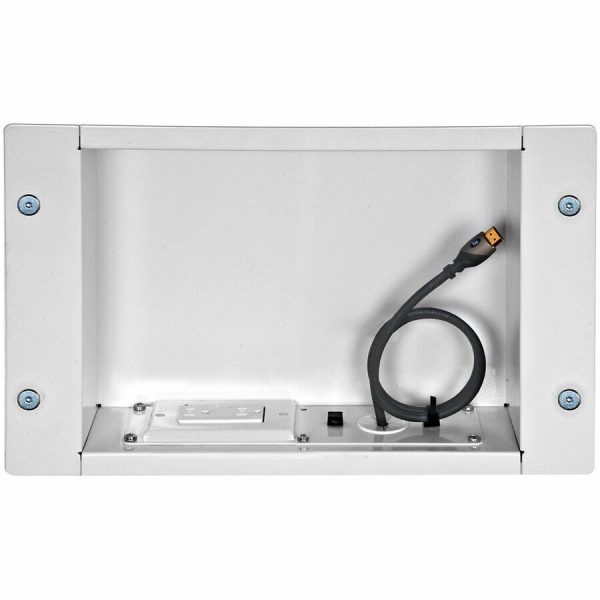 Peerless-AV® In-Wall Accessory Box with 125V Duplex Power Receptacle - Image 2