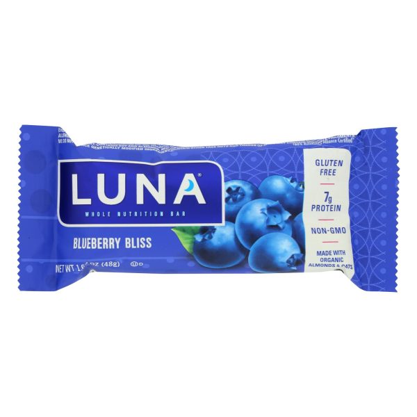 Clif Bar Luna Bar - Organic Blueberry Bliss - Case of 15 - 1.69 oz - Image 3