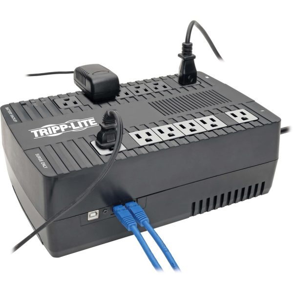 Eaton Tripp Lite Series 900VA 480W Line-Interactive UPS - 12 NEMA 5-15R Outlets, AVR, 120V, 50/60 Hz, USB, Desktop/Wall Mount - Image 2