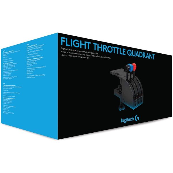 Saitek Flight Throttle Quadrant Professional Simulation Axis Levers - Image 3