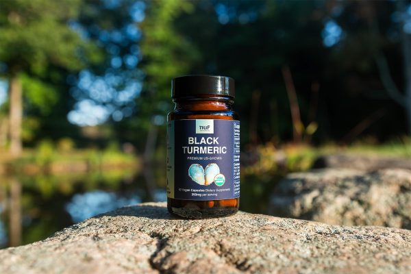 NUF  Organic Black Turmeric 350mg Whole Root Vegan Capsules  US Grown  Gluten Free   Non GMO  Joint Support   Healthy Inflammatory Response   Proper Immune Function - Image 4