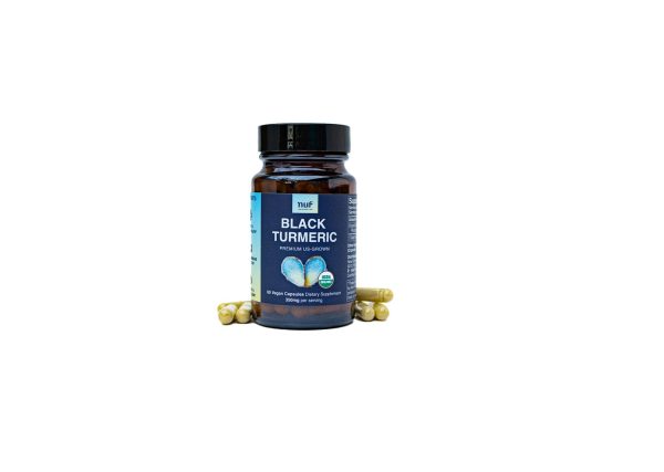NUF  Organic Black Turmeric 350mg Whole Root Vegan Capsules  US Grown  Gluten Free   Non GMO  Joint Support   Healthy Inflammatory Response   Proper Immune Function - Image 5