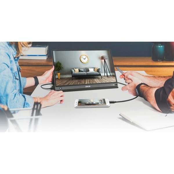 Asus ZenScreen GO MB16AHP 16" Class Full HD LCD Monitor - 16:9 - Black, Gray - Image 4