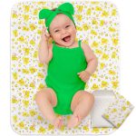Baby Changing Mat   315 x 255 inch Waterproof Portable Travel Changing Pad   Wipeable Liners with Reinforced Double Seams   Change Diaper On The Go  Foldable Large Baby Nappy Changer Mat