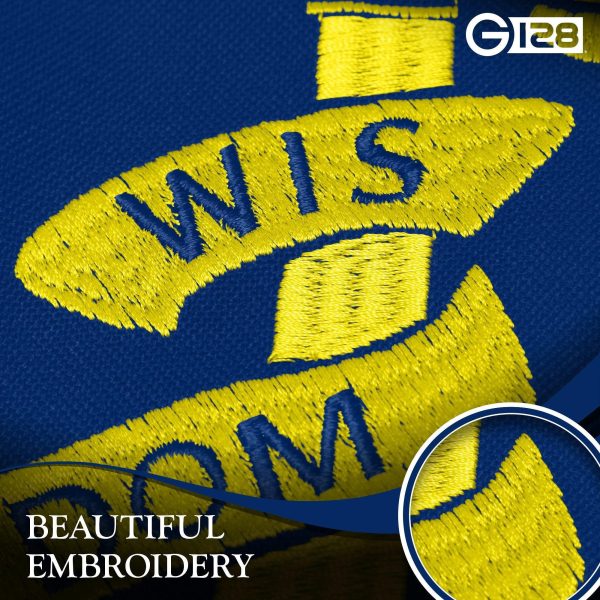 G128 3 Pack: Georgia GA State Flag | 2.5x4 Ft | StormFlyer Series Embroidered 220GSM Spun Polyester | Embroidered Design, Indoor/Outdoor, Brass Grommets, Heavy Duty, All Weather - Image 3