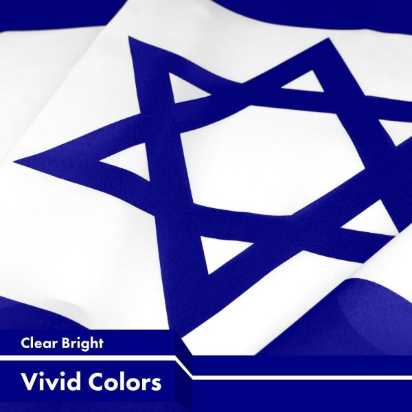 Israel (Israeli) Flag 150D Printed Polyester 3x5 Ft - Image 3