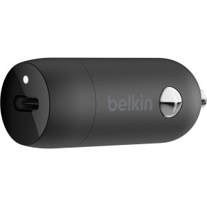 Belkin Boost↑Charge™ 30W Fast Car Charger, Compact Design w/USB-C Power Delivery Port, Universal Compatibility for iPhone 14, Galaxy S23, Note Series, and More - Black